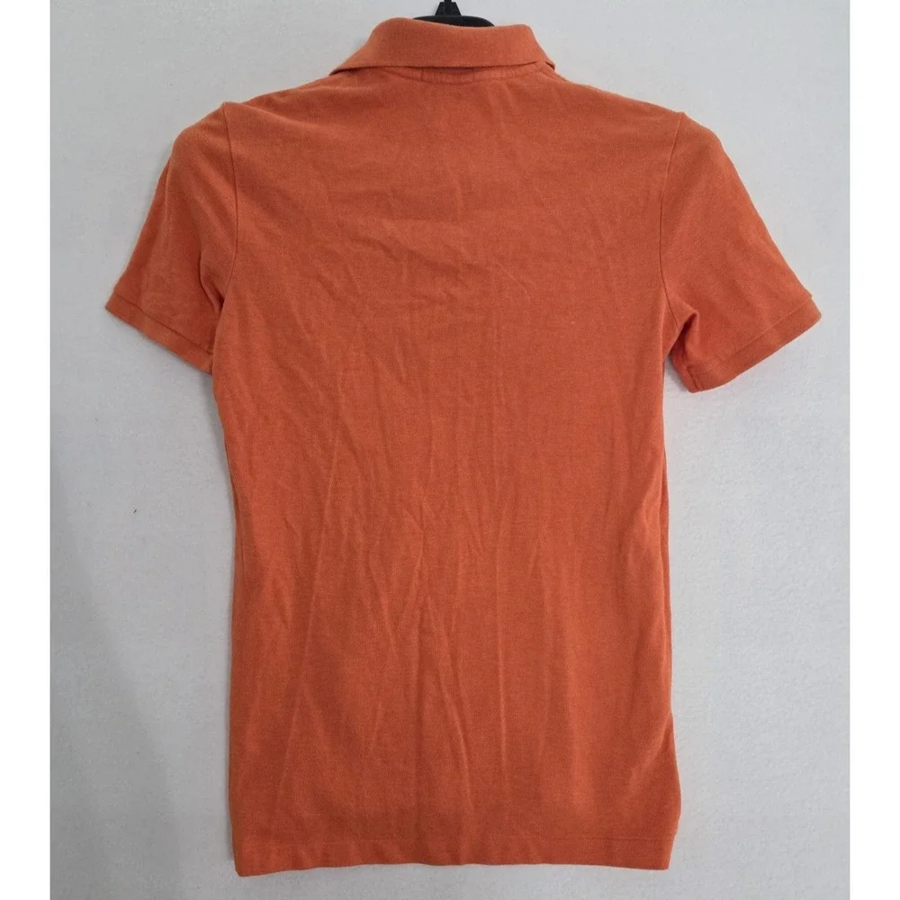 Polo Ralph Lauren Mens Classic Fit Orange Heather Polo Shirt XS Short Sleeve EUC
